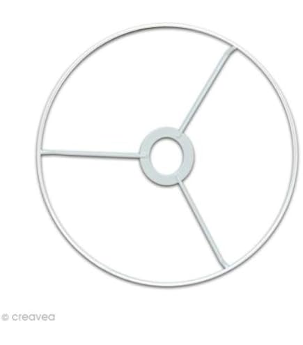 Armature Abat-Jour Cercle Cuivré – Diamètre 40 Cm – Neuf – DIY Décoration