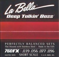 La Bella Deep Talkin’ Bass St/S Ft Wd X-Light Short Scale