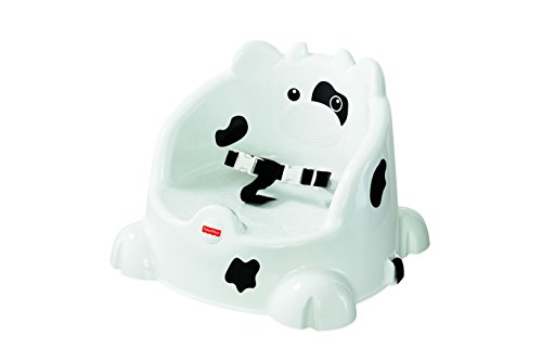Fisher-Price Booster Chair Baby Seat Increased Height for Dining / Feeding - Portable Ideal for Travelling - Suitable for Babies, Toddlers, Kids and Children - Safety Harness Straps - 6 Months +
