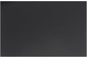 Musiclily 20x25cm Material Lámina Golpeador Autoadhesivo de Guitarra Acústica Hoja Blanco Pickguard para Guitarra Acústica, Negro