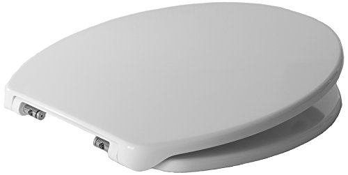 Sì sedileria higiénico asiento inodoro Universal Slim Design, cremallera a discesa lento