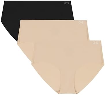 Under Armour Confezione da 3 Slip Hipster da Donna Pure Stretch – Invisibili, Senza Cuciture, Non Lascia segni, Ultraleggeri, Comfort Tutto Il Giorno