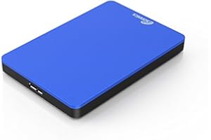 Sonnics 320GB Azul Disco duro externo portátil de Velocidad de transferencia ultrarrápida USB 3.0 para PC Windows, Apple Mac, Smart TV, XBOX ONE y PS4