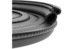 STORYSTORE Juntas Goma Puerta de Coche, 10M Junta para Bordes de Puertas Perfil de Goma Protectores de Labios para, Barcos, Caravanas, Camiones y Aplicaciones Domésticas, Protección Contra la Intemperie