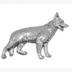 Danetre GiftsDanetre Gifts Pewter Pin Badge Dog German Shepherd