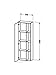 Produktbild Duravit Hochschrank DuraStyle 240x500x1400mm 1 Tür, TA re., europ.eiche/kast.dunkel, DS1238R5253