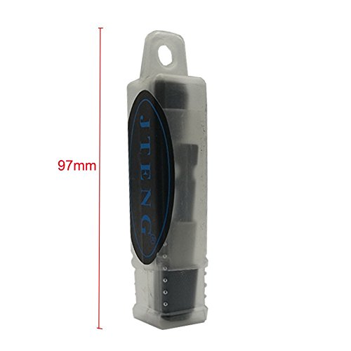 JTENG 2 stck Schnellwechsel Bithalter 1/4″ mit Sechskantschaft und Ringmagnet mit Quick Release Funktion Bithalter für elektrische Bohrmaschine / Schlagschrauber / Schraubendreher Magnetbithalter / Bitaufnahme / 0,25 Zoll / Viertelzoll / Bit Holder - 7