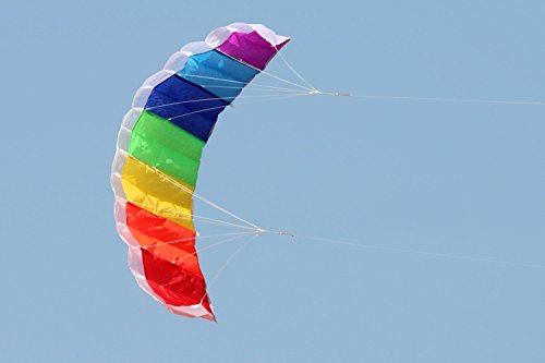 Hengda Kite NEW 1.4m Power Kite Outdoor FUN Toys Parafoil Parachute Dual Line Surfing