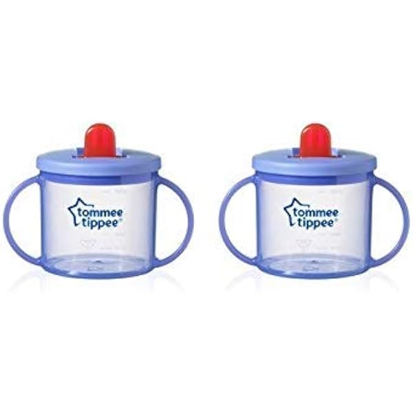 Tommee Tippee Schnabelbecher Für Babys Ab 4 Monaten – 2x 190 Ml, Auslaufsicher & Mit Griffen