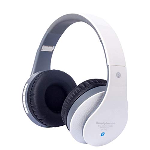 Preisvergleich Produktbild Aktive Geräuschunterdrückungs-Bluetooth-Ko... Hi-Fi-Stereo-drahtlose kabelgebundene Faltbare Kopfhörer mit Mikrofon, Bequeme Eiweiß-Ohrpolster, 8 Stunden Spielzeit, Reise-Work-TV PC-Computer