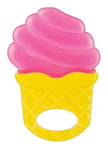 Giggles - Icecream Teether , Teether for Babies to soothen their gums, Easy to Grasp,hold and chew, 3 months & above, Infant Toys