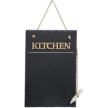 Tableau Noir En Bois Pour Cuisine - Format A3 (42x30 Cm) - Surface Effaçable, Idéal Pour Notes Et Listes