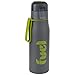 Produktbild Trudeau Maison Fuel Trinkflasche aus Edelstahl mit Tragegriff, 500 ml, Grau
