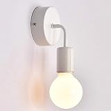 ▶ [Einfache Installation]: Wandmontagezubehör, schnell und einfach zu installieren. Dieses Wandleuchten-Kit enthält alle Geräte, die richtig konfiguriert sind. Geeignet für E27 Glühlampen.