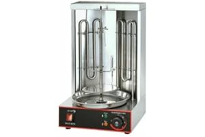 BURUIYOTEN DöNergrill DöNergrill Gyro Machine Gyros Grill 2-Burner Table Grill BBQ DöNer Rotisserie Kebab Grill Chicken Grill Chicken Roaster Skewer Grill Vertical Grill Combination Grill Rotating Grill