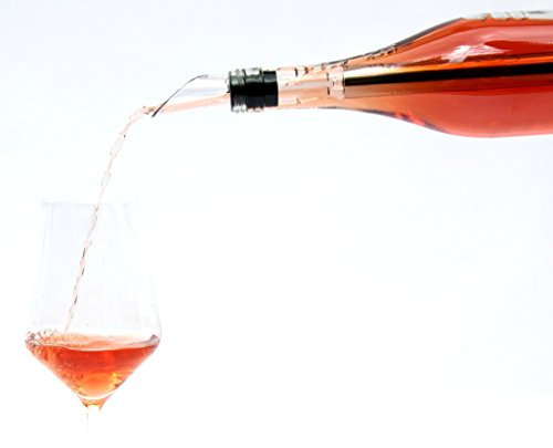 Weinkühler von VINENCO + Folienschneider, Edelstahl-Stopper & Aufbewahrungsbeutel – Premium 3-in-1 Flaschenkühler mit Dekantier-Ausgießer und Edelstahl-Kühlstab - 5