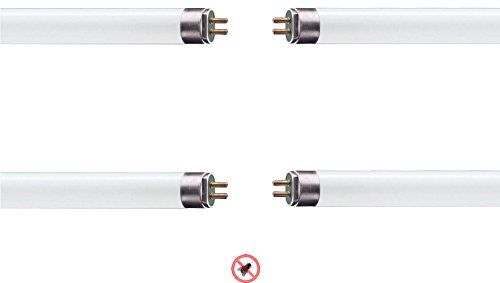 Pack de 4 - tubos de repuesto para Vermatik 16 W insecto trampa/Fly Killer. F8 T5 bl368