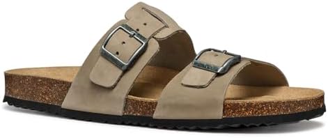 Geox U Sandal Ghita B, Sandali Uomo, Dove Grey, 40 EU
