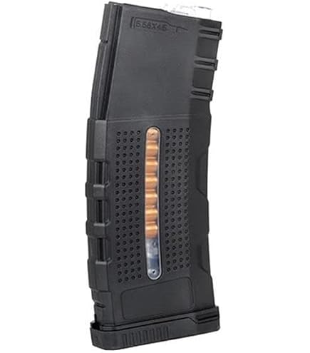 Lot De 2 Chargeurs Mid-Cap 140 Billes Plastique Pour M4 M16 Series AEG - Noir