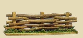 Preisvergleich Produktbild Miniatur Modell Zubehör, Weidenzaun, Zaun, Länge 14cm