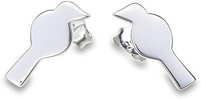 Silver Canary Studs