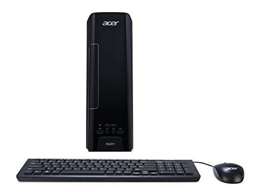 Acer AXC-730 - Ordenador de Sobremesa  Celeron J3060  4 GB RAM  1024 GB HDD  Intel HD Graphics  Windows 10   Negro
