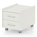 Produktbild Kettler Rollcontainer Sit On – geräumiger Rollschrank mit 2 Schubladen, Sitzfläche und Geheimfach – passt perfekt unter den Kinderschreibtisch – auch als Hocker geeignet – weiß