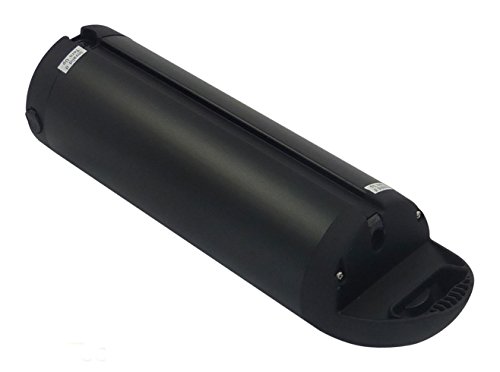 E-Bike Fahrrad Akku mit SAMSUNG ZELLEN 36 V – 10,4 Ah Bottle Type Flaschenakku 2 polig mit Ladegerät (schwarz) - 3