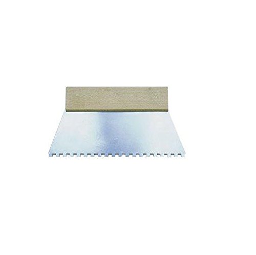 Hufa Kleberspachtel Stahl Holzgriff 180mm 10x10mm gezahnt