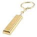 Produktbild Faux 9999 Miniatur Goldfarben Bar Anhänger Schlüsselanhänger Ring - Silberton, Einheitsgröße