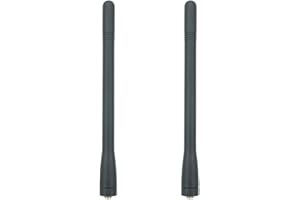 VINEYUAN Kenwood KRA-27 Antena helicoidal VHF para Kenwood TK2140 TK2160 TK2170 TK2307 TK5210 Antena VHF de radio portátil 2 unidades