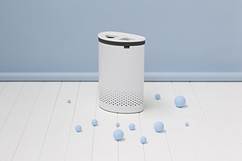 Brabantia 105005 Wäschebox Selector, Kunststoffdeckel, 55 L, weiß - 7