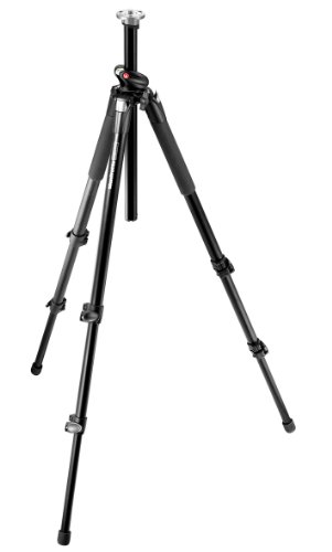 Manfrotto 055XPROB Stativ Pro (2 Auszge, Belastbarkeit bis 7 kg, 178,5 cm Hhe) schwarz ohne Kopf