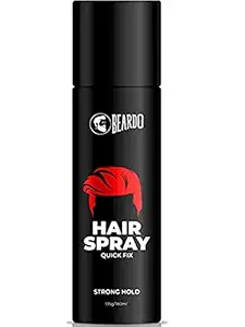 Beardo Strong Hold Hair Spray For Men, 192 ml | Hair Styling, Hair Setting Spray | Extreme Hold | Natural Shine