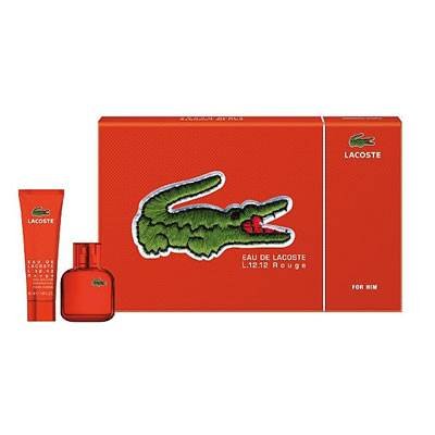 LACOSTE L.12.12 ROUGE EDITION 30ML EAU DE TOILETTE SPRAY+50ML SHOWER GEL - 1 SET