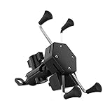 Este scooter de montaje en función de soporte para teléfono rotación de 360   grados y es conveniente para que usted pueda mirar la pantalla del teléfono en cualquier ángulo
