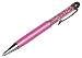Produktbild Kit Glitter Universal Slimline 2-in-1 Eingabestift Stylus und Kugelschreiber mit Glitzer-Effekt für Geräte mit Kapazitivem Touchscreen einschl. Apple iOS und Android Smartphones und Tablets - Pink
