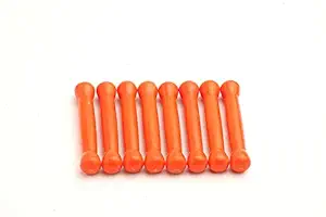 PAL MUSIC HOUSE PVC Khitti Gatta Jabudi Use for Bayan Fitting 8 Pis Orange