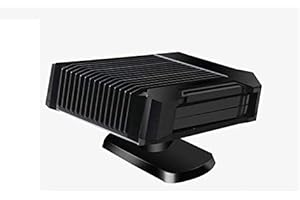 TOTMOX 12V/24V 300W Universale 2-in-1 Ventola del Riscaldatore per Auto, Kit di Riscaldamento Invernale Sbrinatore per Parabrezza del Finestrino dell'Auto, Nero