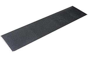 POFET Skateboard Grip Tape Sheet, 33x9 inch, Bubble Free, Waterproof, Black Scooter Grip Tape, Long board Griptape, Sandpaper for Rollerboard, Stairs, Gun, Pedal, Pistol,Wheelchair, Step(84x23cm)