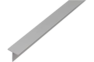 GAH-ALBERTS Alberts 471866 T-Profile | Aluminium, Silver Anodised | 1000 x 35 x 35 mm