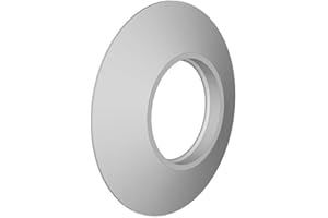 DINAK Plafón embellecedor blanco de silicona - 100mm