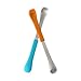 Boon Swap 2-in-1 Feeding Spoons (Pack of 2, Orange/Blue)