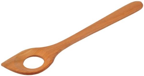 Löffel, spitz, mit Loch, geölt, Kirsche