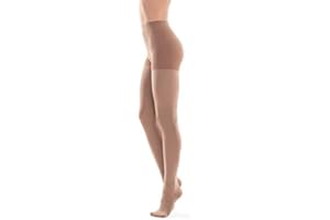 TOROS-GROUP Collants de contention graduées médicales (23-32 mmHg, Classe 2) Prévention de la TVP, des varices, des veines araignées, réduction de l’enflure Anti-thrombose Beige Medium