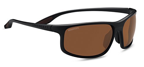 Serengeti Levanzo Gafas, Unisex Adulto, Gris (Sanded Dark Root Beer), M/L