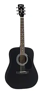 Cort AD810BKS Standard Dreadnought Guitar, Spruce Top, Mahogany Back & Sides, Black Satin