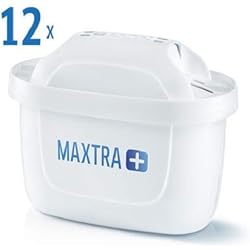 Brita Pack de 12 Cartouches MAXTRA + pour Carafes Filtrantes