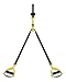 Produktbild body coach Power Sling Total Suspension Trainer Nylon Mit Dvd, gelb/schwarz, 16250
