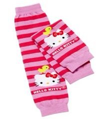 Hello Kitty Leg Warmers (Pink Stripes)
